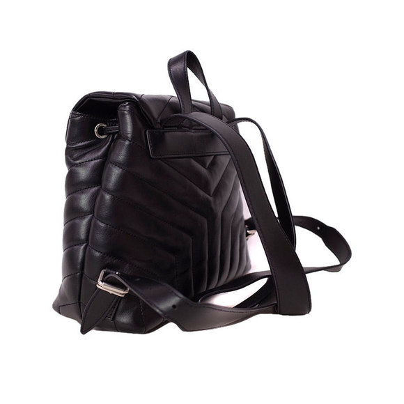 Saint Laurent Backpack Rucksack Black Lulu Paris - Picture 1 of 9